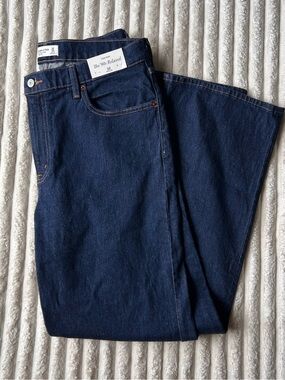 Abercrombie the 90s relaxed dark wash jeans
